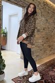 The Scamp Leopard Chillax Sweatshirt Camel